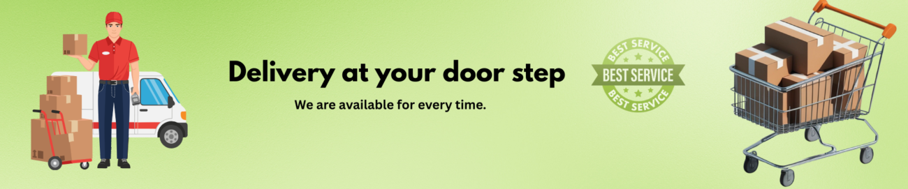 Delivery at your door step